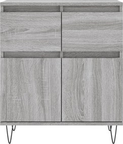 vidaXL Ντουλάπι Γκρι Sonoma 60x35x70 εκ. από Επεξεργασμένο Ξύλο
