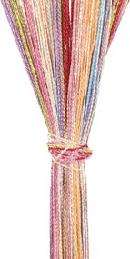 vidaXL Κουρτίνες με Κρόσσια 2 τεμ. Πολύχρωμες 140 x 250 εκ.