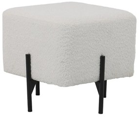 Stool Ivanna Fylliana Cream - Black 38x38x36 cm