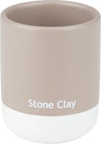 Ποτηροθήκη Μπάνιου (Φ8x10) Estia Stone Clay 02-40192