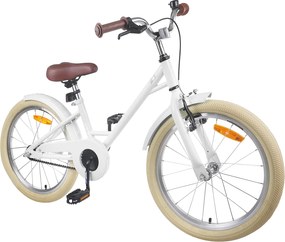vidaXL Παιδικό Ποδήλατο 18 ίντσες για 5-7 ετών Λευκό