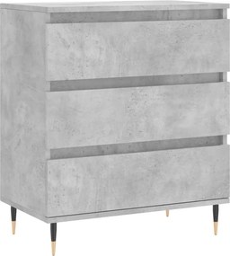 vidaXL Ντουλάπι Γκρι Σκυροδέματος 60x35x70 εκ. Επεξεργασμένο Ξύλο