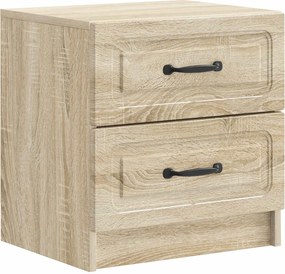 vidaXL Κομοδίνο 2 τεμ. Sonoma Δρυς 43 x 34,5 x 44,5 εκ