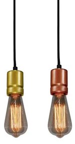 Καλώδιο Ανάρτησης Ροζέτα 1xΕ27 Beretta Homelighting-77-3207-Χάλκινο 77-3207