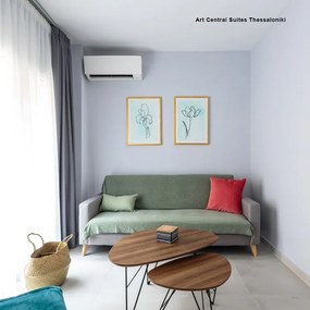 Καναπές κρεβάτι τριθέσιος Nextdeco Soho khaki light Υ81x201x90εκ.