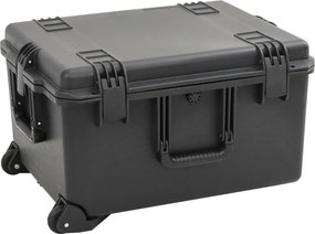 vidaXL Θήκη Πτήσης Φορητή Μαύρη 62,5x49,5x37 εκ. από Πολυπροπυλένιο