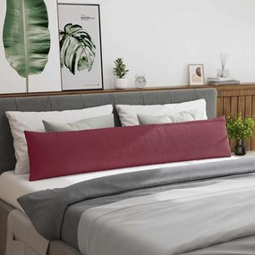 VidaXL Μαξιλάρι Καναπέ 2 τμχ. ύφασμα Κόκκινο 200 x 40 εκ.