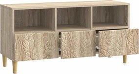 vidaXL Ντουλάπι TV 102 x 34,5 x 50 εκ. Sonoma Δρυς Επεξεργασμένο Ξύλο