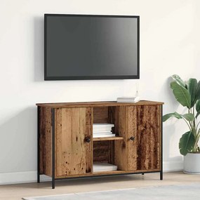 vidaXL Ντουλάπα TV Artisan Oak 101x35x65 cm Επεξεργασμένο Ξύλο και Χάλυβας