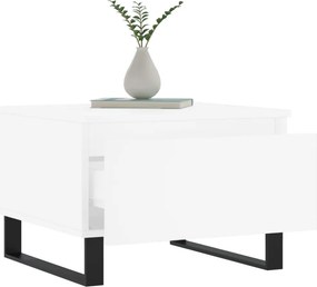 vidaXL Τραπεζάκια Σαλονιού 2 τεμ. Λευκά 50 x 46 x 35 εκ. Επεξεργ. Ξύλο