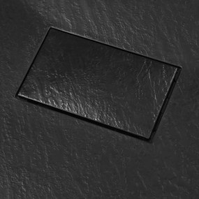 vidaXL Βάση Ντουζιέρας Μαύρη 80 x 80 εκ. από SMC
