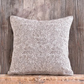 Μαξιλαροθήκη Διακοσμητική Xaviera Beige Ρυθμός 40Χ40 Cotton-Polyester