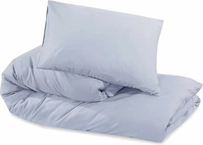 vidaXL Σετ Παπλωματοθήκης Γκρι 140x200 εκ. Βαμβακερό