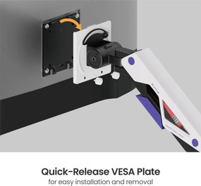 BRATECK gaming βάση γραφείου οθόνης LDT95-C012UC, 24-57", έως 30kg, heavy duty