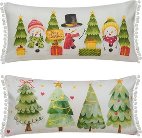 Χριστουγεννιάτικο Μαξιλάρι 2 Όψεων (30x60) Kentia Loft Snow 257