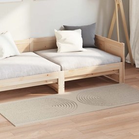 vidaXL Χαλιά χώρου Ορθογώνιος GALATI Μπεζ 150 x 80 cm Πολυεστέρας