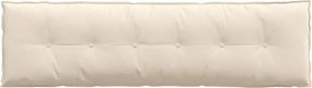 vidaXL Μαξιλάρι Πλάτης Μπεζ 180 x 50 εκ. Ύφασμα Μικροΐνας