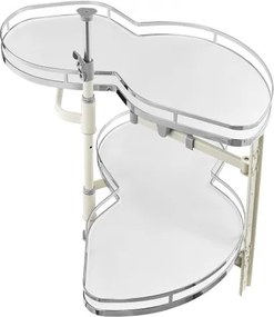 VEVOR 2 Tier Swing Right Blind Corner Cabinet Pull Out Soft Close Organizer