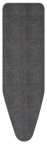 Κάλυμμα τραπεζιού σιδερώματος Brabantia B 1003409, 124x38 cm, 8 mm, Μαύρο