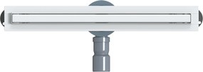 vidaXL 360° Νεροχύτης ντους με λεπτό μοντέλο Ασημί 50 cm