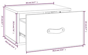 ΚΟΜΟΔΙΝΑ ΕΠΙΤΟΙΧΙΑ 2 ΤΕΜ. ΚΑΦΕ ΜΕΛΙ 40X29,5X22 ΕΚ. 820993