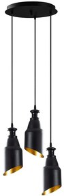 Φωτιστικό Οροφής Berceste 521SHN3278 33x33x126cm 3xE27 40W Black Opviq