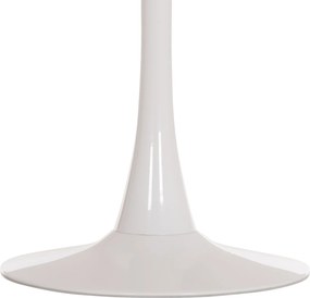 ΤΡΑΠΕΖΙ ΤΡΑΠΕΖΑΡΙΑΣ ROLLO HM9421.11 ΣΤΡΟΓΓΥΛΟ WHITE MARBLE Φ90x74Υεκ.