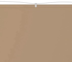 vidaXL Τέντα Κάθετη Taupe 140 x 360 εκ. από Ύφασμα Oxford