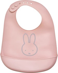Σαλιάρα Σιλικόνης 4+ Μηνών Miffy Koko Pink 69-24737