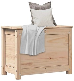 vidaXL Κουτί Αποθήκευσης 60x32x45,5 εκ από Μασίφ Ξύλο Πεύκου
