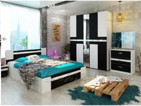 Σετ Κρεβατοκάμαρας 5 τεμαχίων 160/200, Stillo-Smart Home,Genomax 12814-36671287