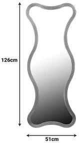 Καθρέπτης Boulen Inart μέταλλο σε χρυσή απόχρωση 51x2x126εκ 51x2x126 εκ.