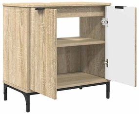 vidaXL Σετ Επίπλων Μπάνιου με ράφι 2 pcs Sonoma Δρυς 39.5 x 36 x 88 εκ