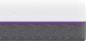 vidaXL Στρώμα Αφρού Μνήμης Μέτριο 90 x 200 cm Λευκό και Γκρι