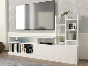 Σύνθεση Τηλεόρασης Λευκό CRETRO 164.4x25x91.3