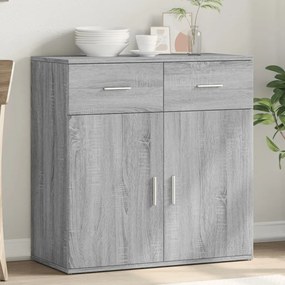 Μπουφές Γκρι Sonoma 79x38x80 εκ. από Επεξεργασμένο Ξύλο