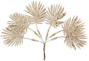 Beauty Home ΦΥΛΛΑ ΠΑΛΜΑ ΜΕ ΓΚΛΙΤΕΡ 6 ΤΜΧ 24CM
