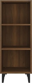 vidaXL Ντουλάπι Καφέ Δρυς 34,5x32,5x90 εκ. Επεξεργασμένο Ξύλο