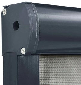 vidaXL Σήτα Παραθύρου Κάθετης Κίνησης Ανθρακί 160 x 170 εκ.