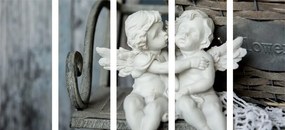 5 μέρη εικόνα αγαλματίδια αγγέλων στον πάγκο