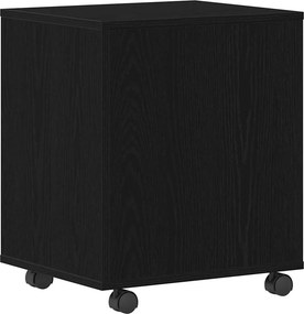 vidaXL Κινητό Ντουλάπι 45 x 38 x 54 εκ Επεξεργασμένο Ξύλο Μαύρη Οξυά