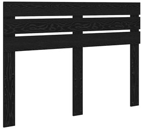 vidaXL Κεφαλάρι Μαύρη Οξυά 150 cm Επεξεργασμένο ξύλο