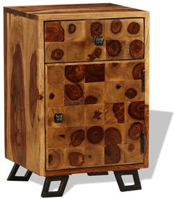 vidaXL Κομοδίνο 37 x 30 x 54 εκ. από Μασίφ Ξύλο Sheesham