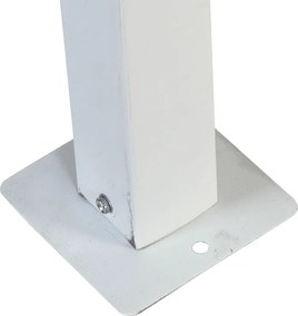 Κληματαριά DKD Home Decor Λευκό 296 x 296 x 225 cm Χάλυβας