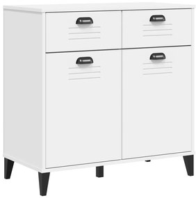 vidaXL Μπουφές VIKEN Λευκός 80 x 40 x 80 εκ. από Επεξεργασμένο Ξύλο