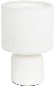 Επιτραπέζιο φωτιστικό Jela pakoworld σε λευκή απόχρωση Φ14x22εκ