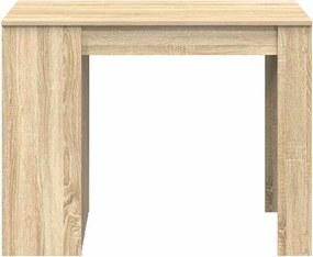 vidaXL Γραφείο με συρτάρι και ράφι Δρυς sonoma 102x62x77,5 cm