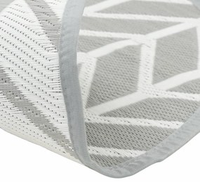 vidaXL Χαλί εξωτερικού χώρου ARAKIL γκρι Ø120 cm PP