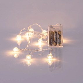 Διακοσμητική Γιρλάντα Μπαταρίας Με 10 LED Φωτάκια Eurolamp 600-11239