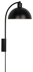 Απλίκα Φωτιστικό Τοίχου E14 40W IP20 Ellen Nordlux-2213721003-Μαύρο 2213721003